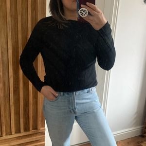 Vince Dolman Sleeve Wool Wide Neck Sweater.‎ S